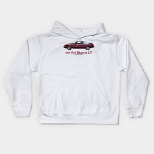 1989 Ford Mustang LX Convertible Kids Hoodie